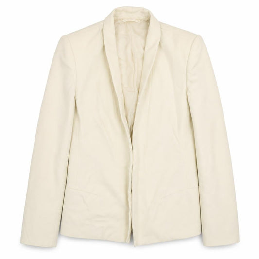 Preworn Womens Beige   Jacket Blazer Size M