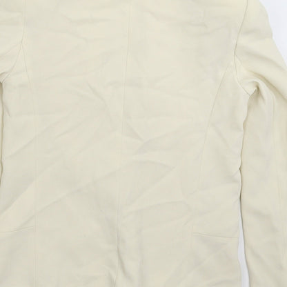 Preworn Womens Beige   Jacket Blazer Size M