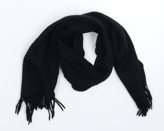 Preworn Unisex Black  Knit Scarf  One Size
