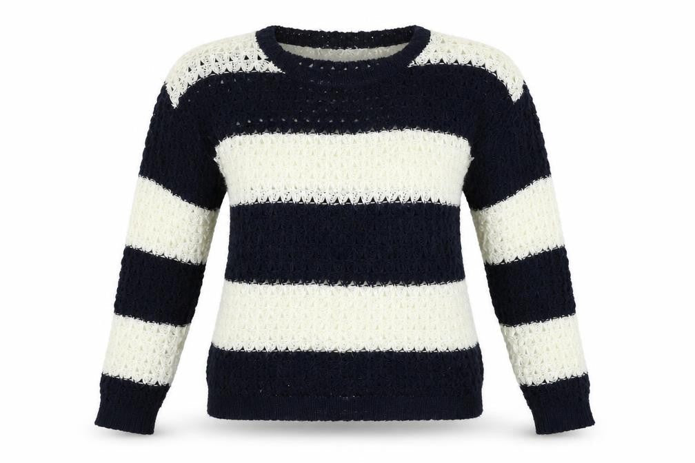 Atmosphere  Womens Beige Striped  Pullover Jumper Size 10