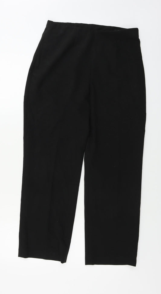 Luigi  Womens Black   Trousers  Size 10 L26 in