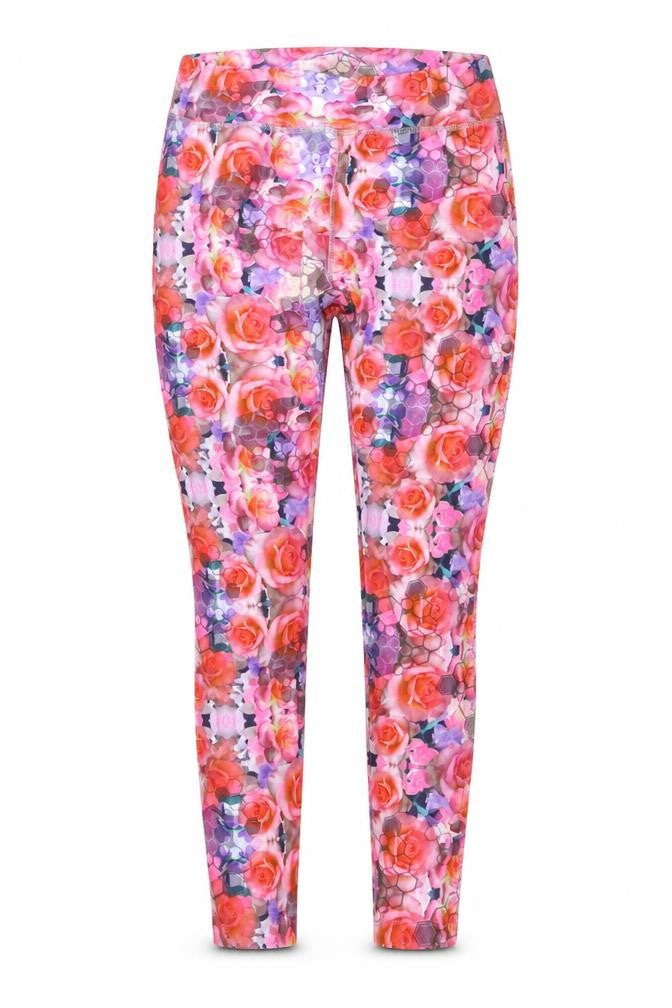 Kisaiya  Womens Multicoloured Floral  Jegging Leggings Size M L24 in