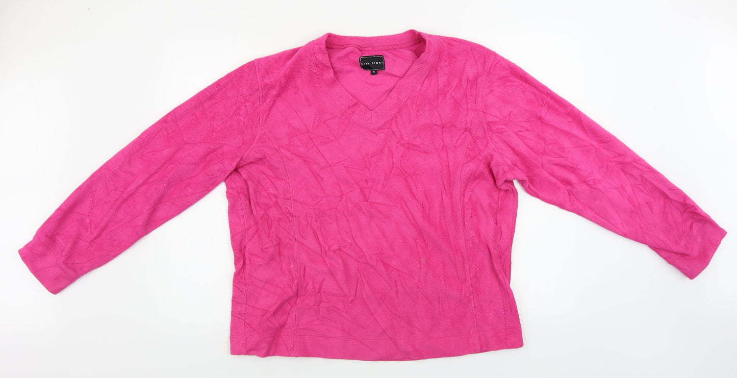 Miss Fiori  Womens Pink   Pullover Jumper Size 16