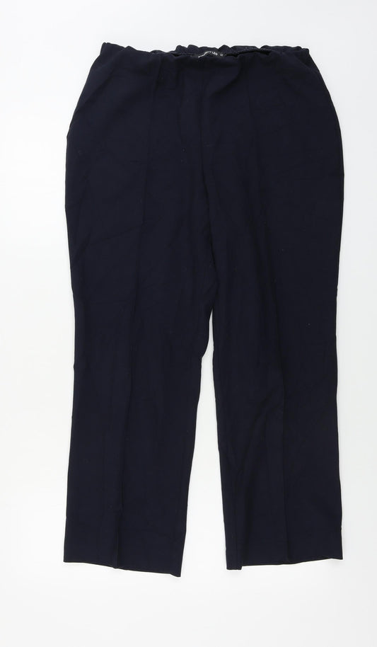 Preworn  Womens Blue   Trousers  Size 12 L26 in