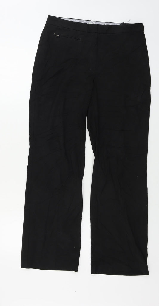 Marks and Spencer  Womens Black   Trousers  Size 10 L29 in
