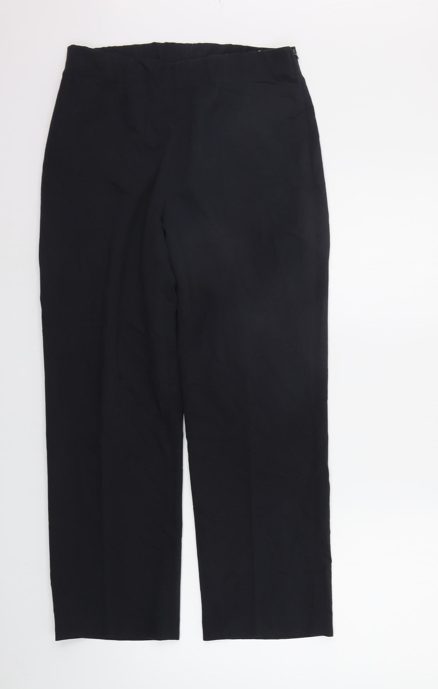 leuggi Womens Black   Trousers  Size 10 L27 in