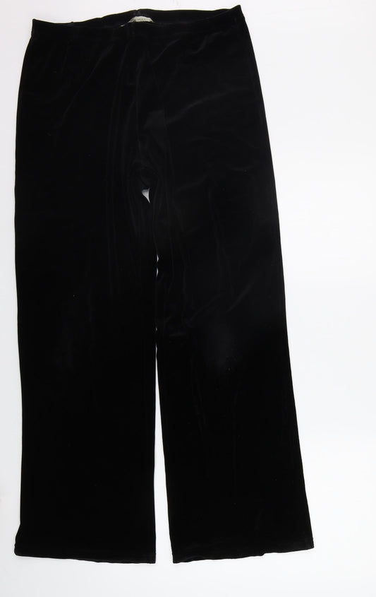 ARMANDO Womens Black   Trousers  Size 14 L28 in
