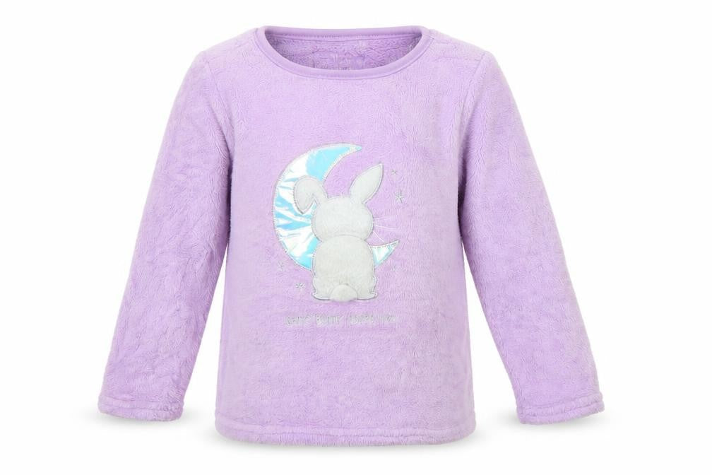 Primark Girls Purple Solid  Top Pyjama Top Size 6-7 Years