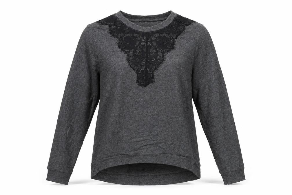 Gypsy Heart Womens Grey   Pullover Jumper Size M