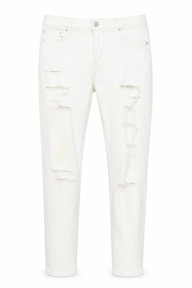 Topshop Womens White  Denim Skinny Jeans Size 34 L26 in