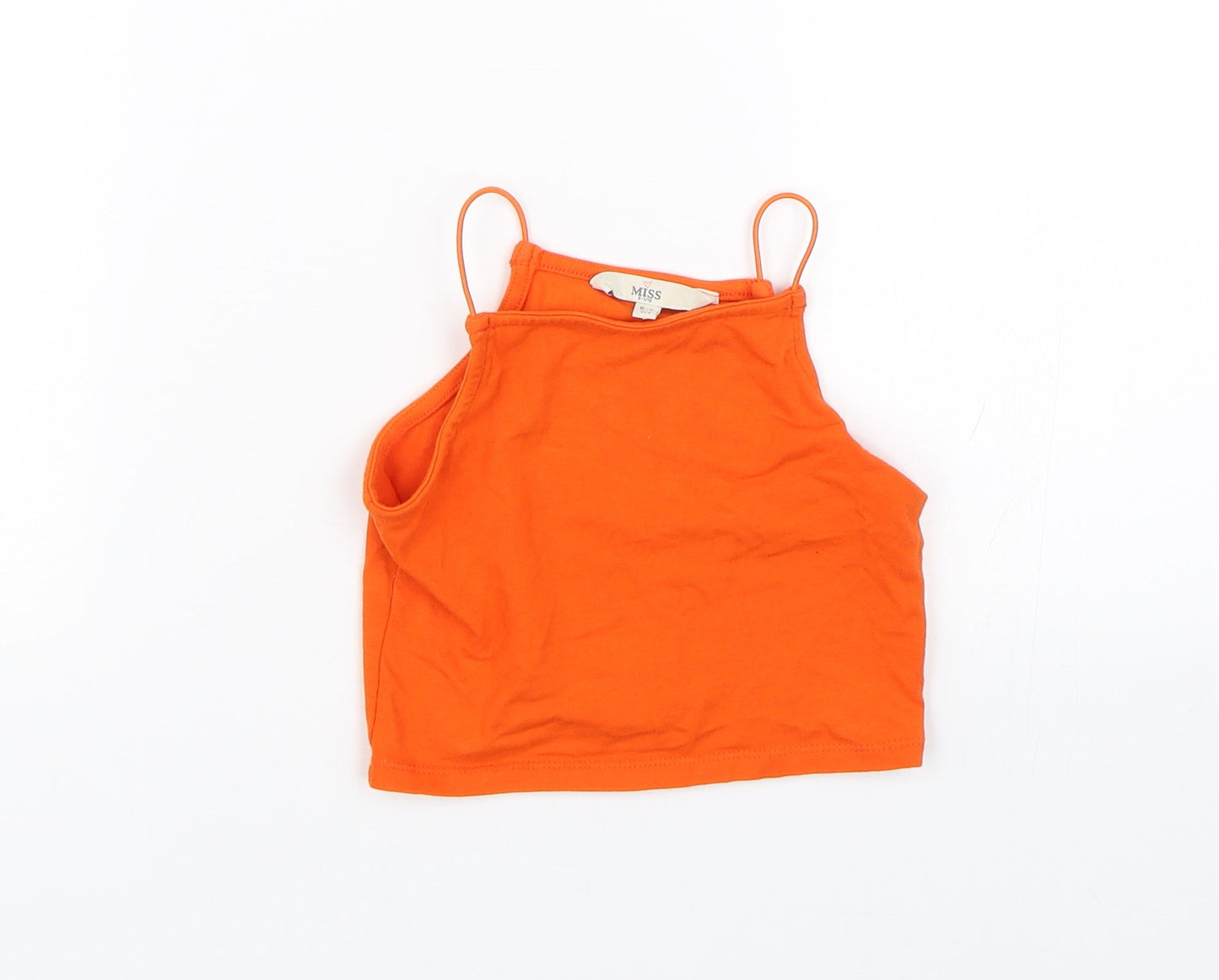Miss evie Girls Orange   Cropped Tank Size 6-7 Years