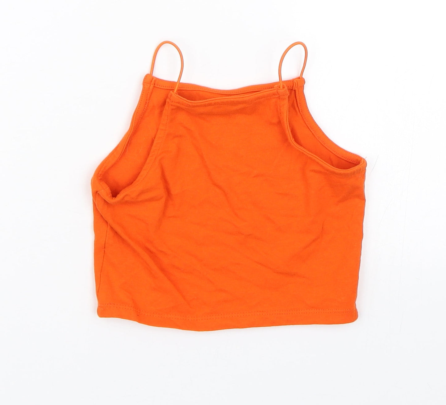 Miss evie Girls Orange   Cropped Tank Size 6-7 Years