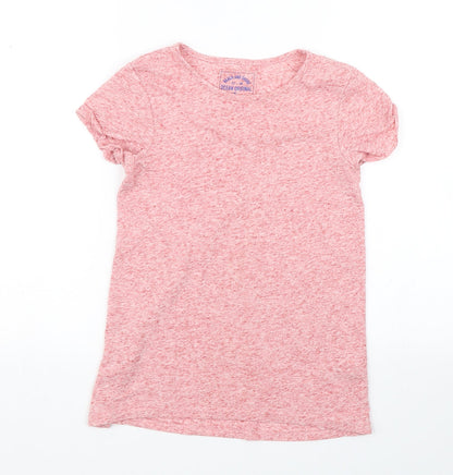 Additional front view of Tu girls’ pink basic t-shirt, size 9, years