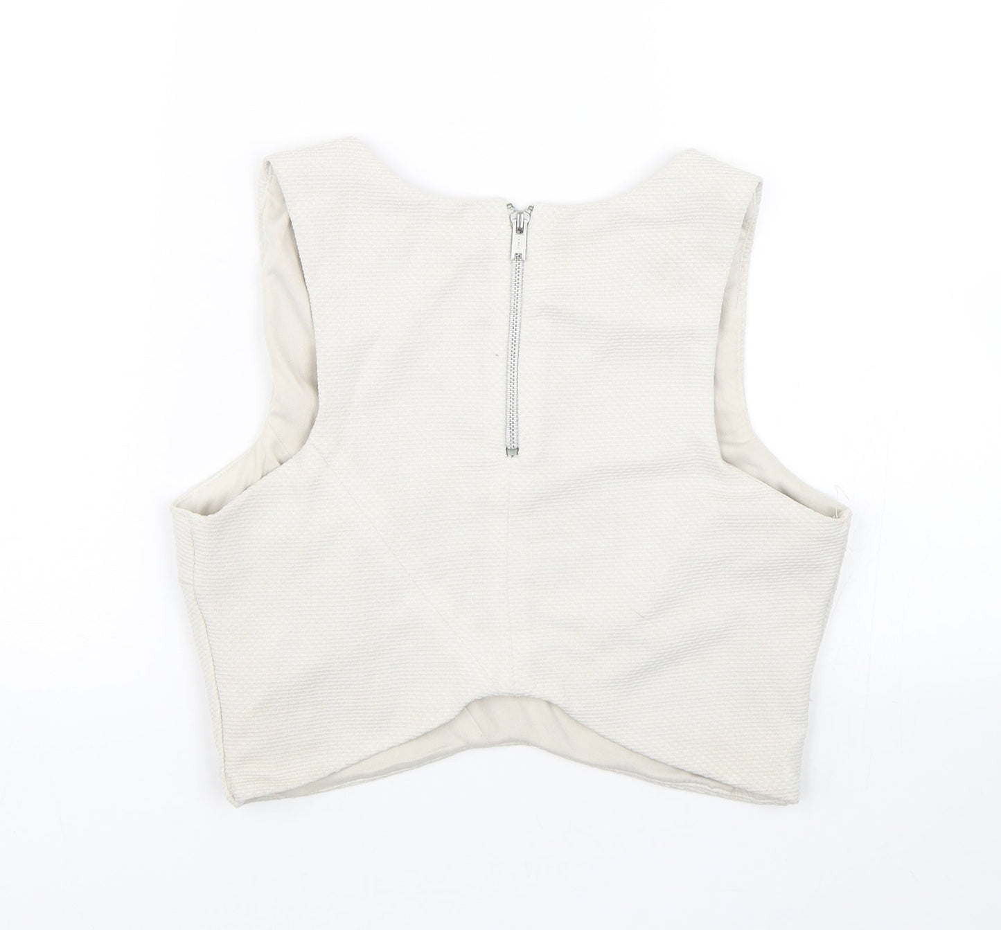 New Look Womens Grey   Cropped Tank Size 12