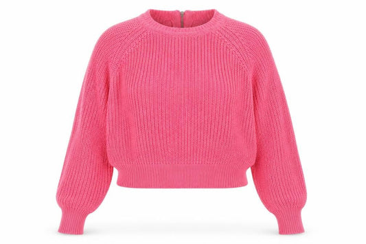 MISS MILLA Womens Pink   Full Zip Sweatshirt Size XL