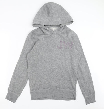 Preloved Jack Wills Mens Grey   Pullover Hoodie Size XS - Front