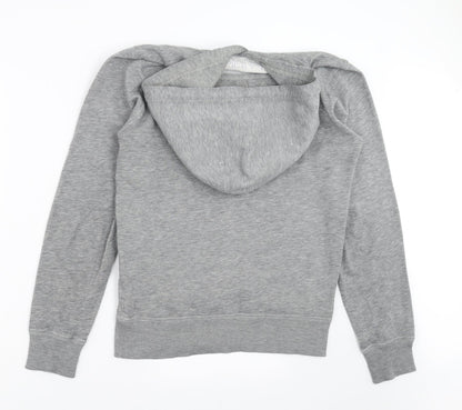 Preloved Jack Wills Mens Grey   Pullover Hoodie Size XS - Back