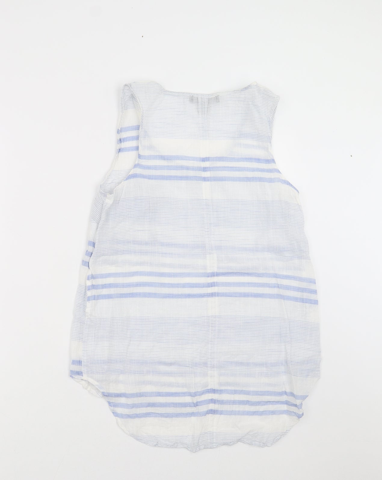 Primark Womens Blue Striped  Basic Blouse Size 12