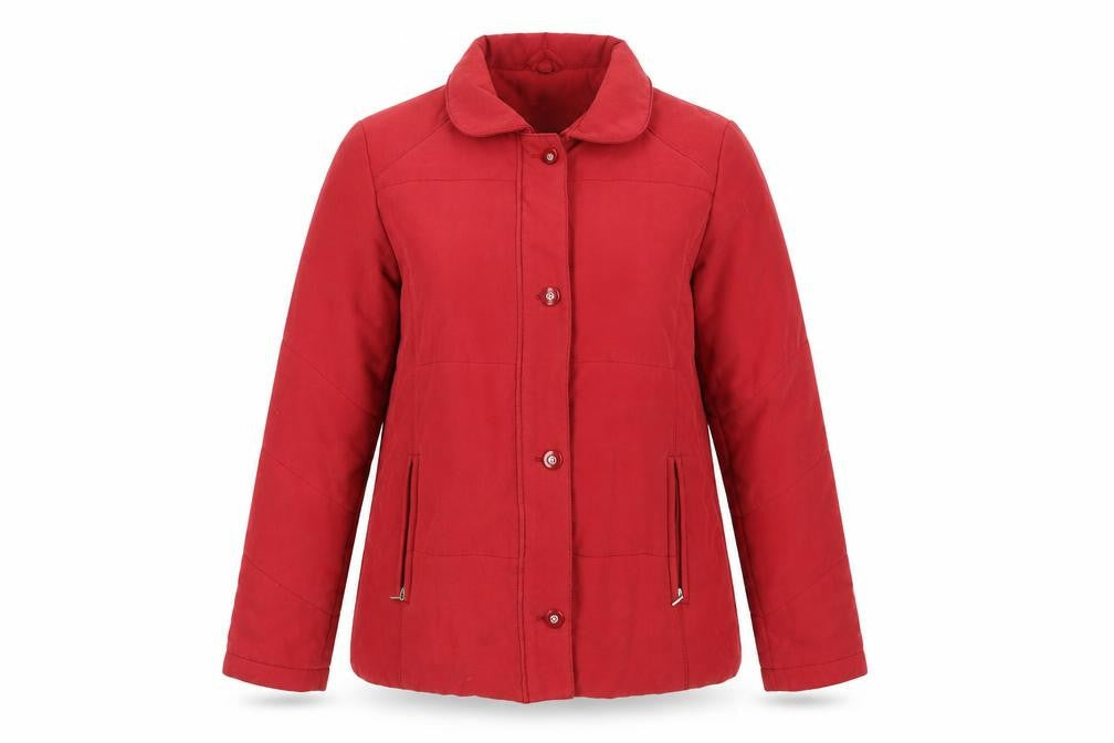 Eleganze Womens Red   Jacket  Size M