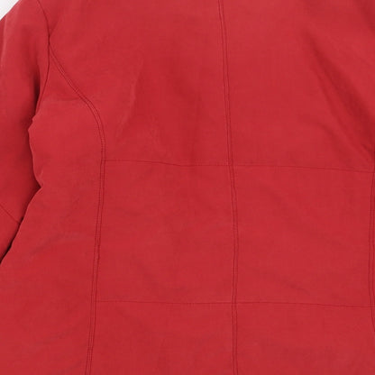 Eleganze Womens Red   Jacket  Size M