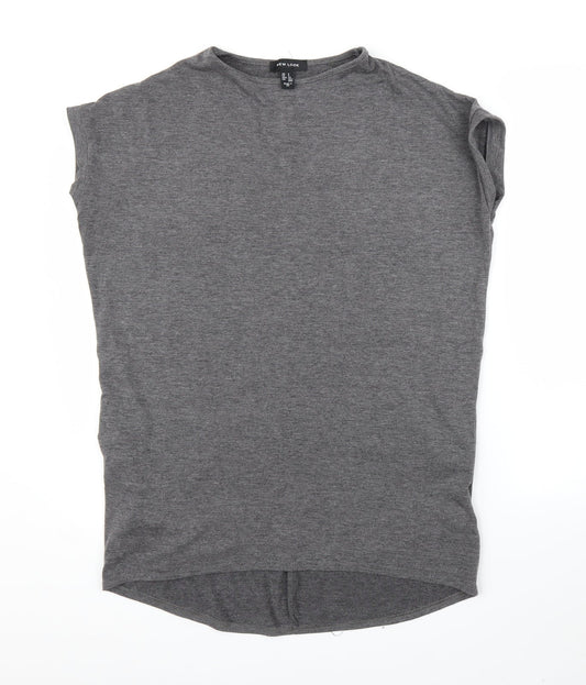 New Look Womens Grey   Tunic Blouse Size S