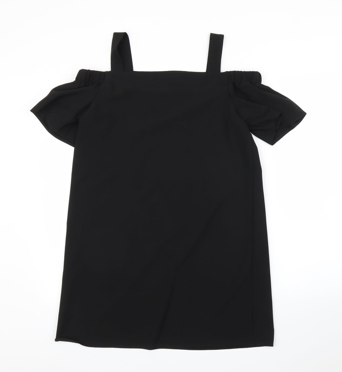 Preworn Womens Black   Tunic Blouse Size L