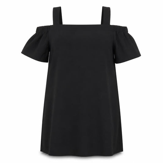 Preworn Womens Black   Tunic Blouse Size L