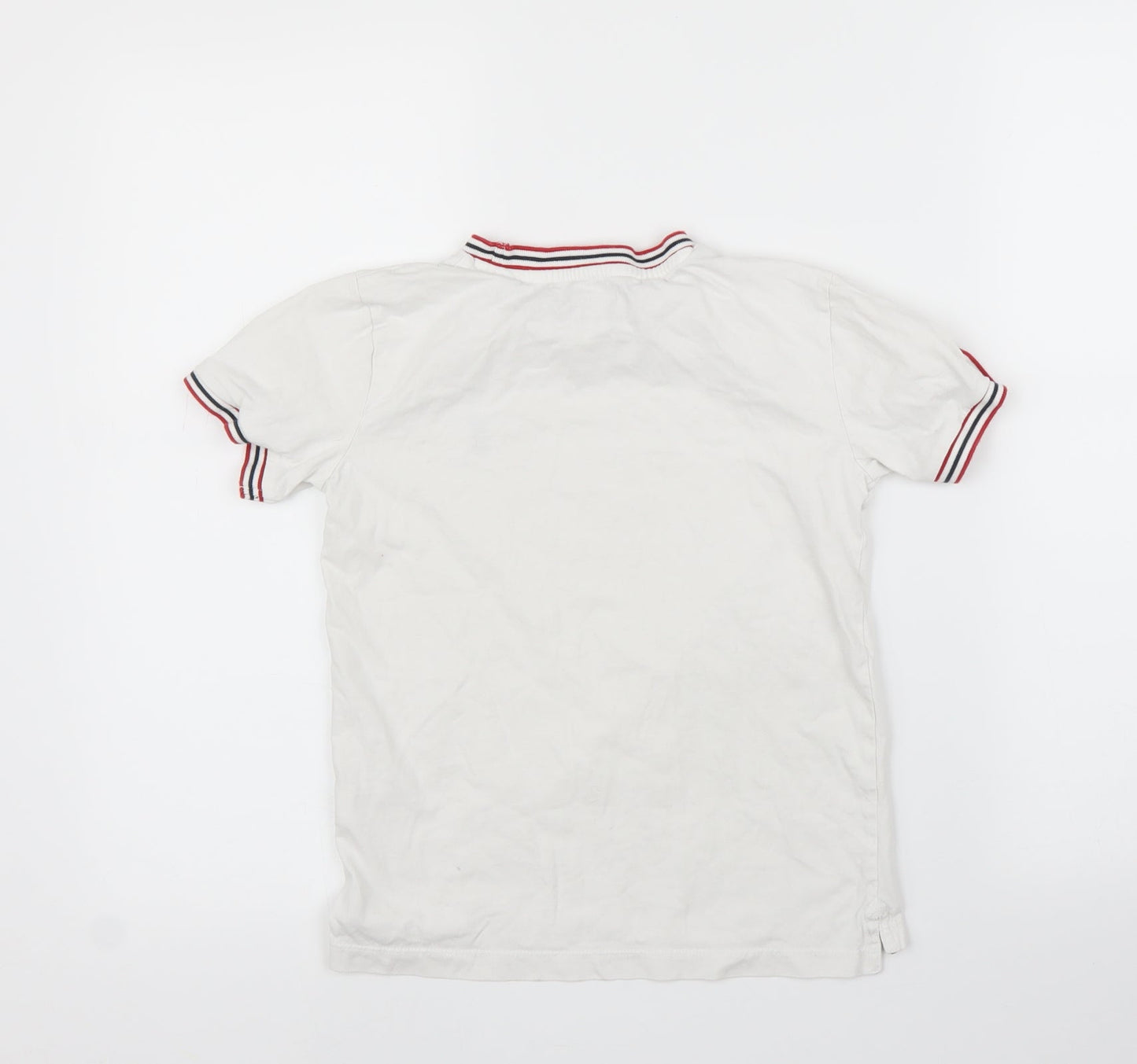 NEXT Boys White   Ringer T-Shirt Size 7 Years