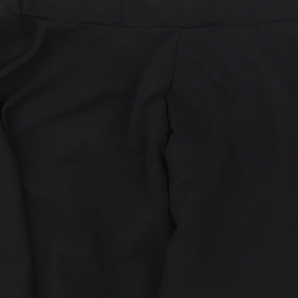 Preworn Womens Black   A-Line Skirt Size L