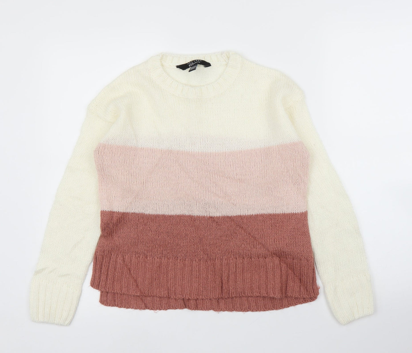 New Look Girls Pink   Pullover Jumper Size 12-13 Years