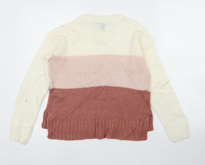 New Look Girls Pink   Pullover Jumper Size 12-13 Years