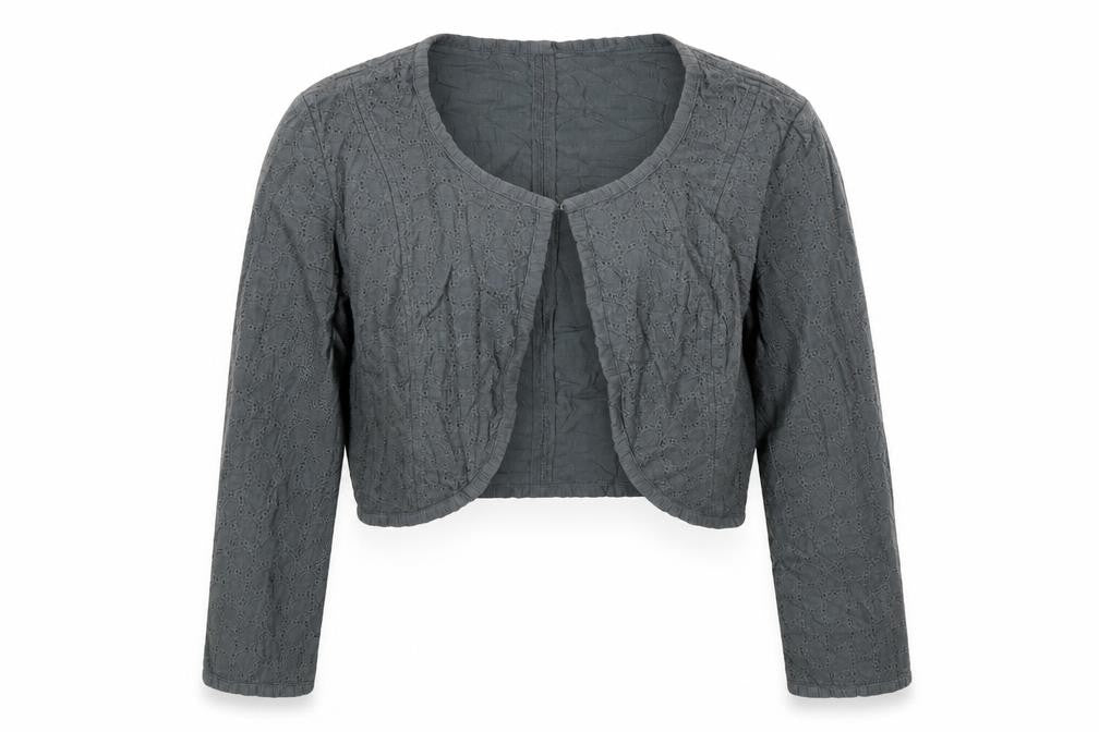 Wrap Womens Grey   Cardigan Jumper Size 10  - Bolero