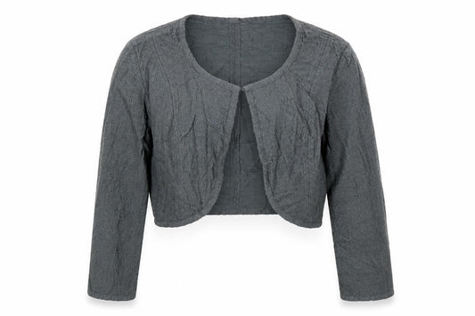 Wrap Womens Grey   Cardigan Jumper Size 10  - Bolero