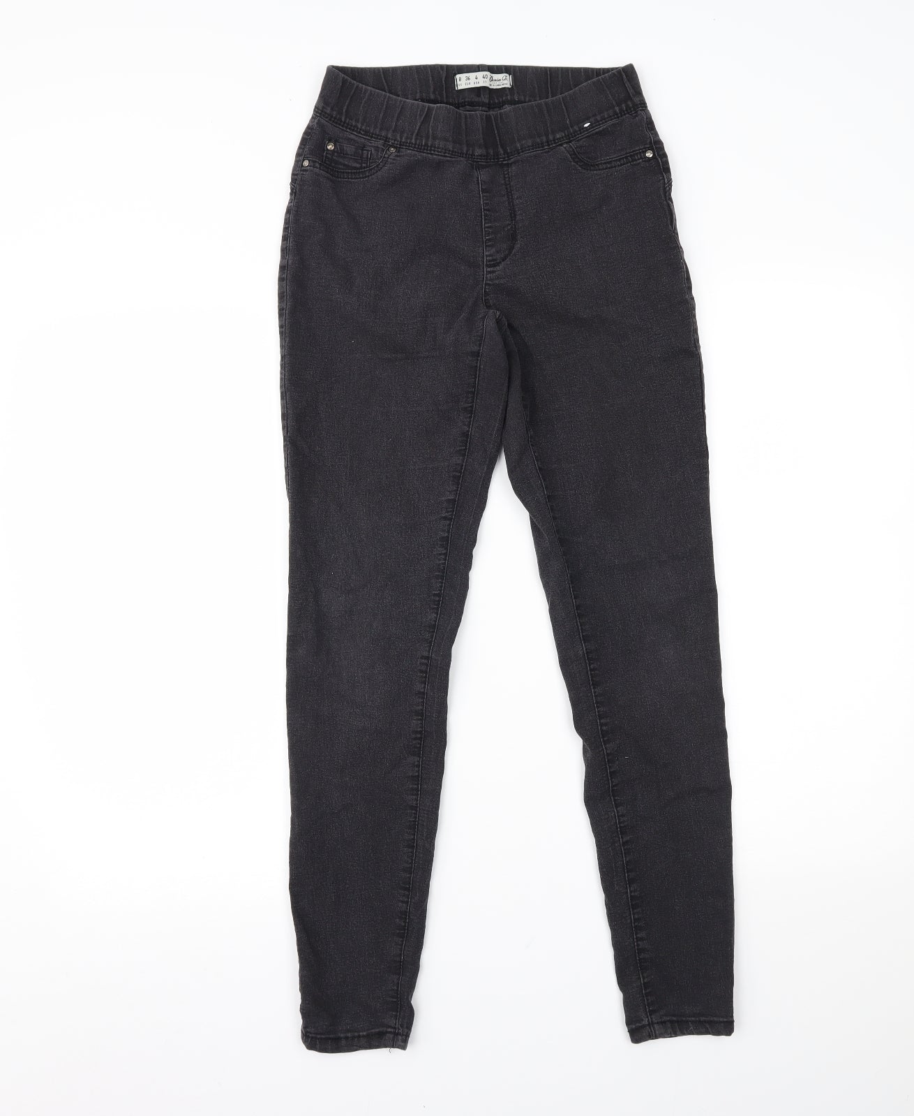 Primark Womens Black  Denim Jegging Jeans Size 8 L26 in