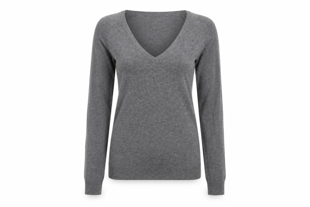 ODEMAI Womens Grey   Pullover Jumper Size S
