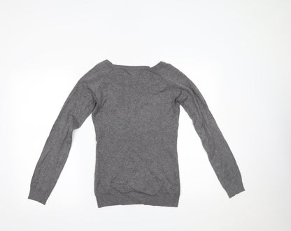 ODEMAI Womens Grey   Pullover Jumper Size S