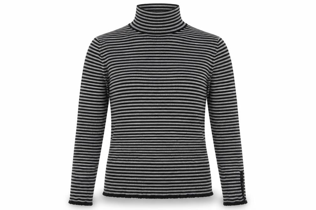 Debenhams Womens Grey Striped  Pullover Jumper Size 16