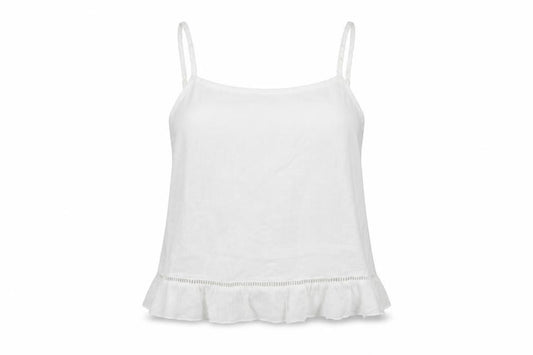 H&M Womens White   Camisole Tank Size 6