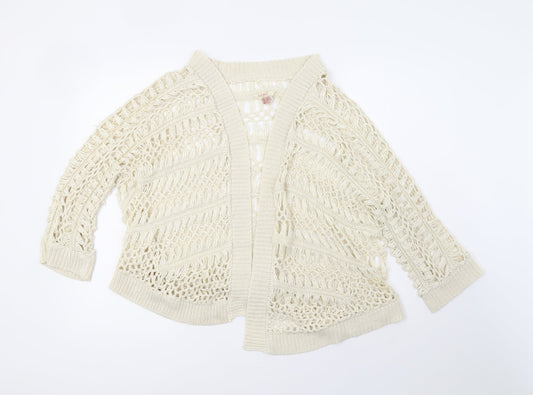 Matalan Womens White   Cardigan Jumper Size M