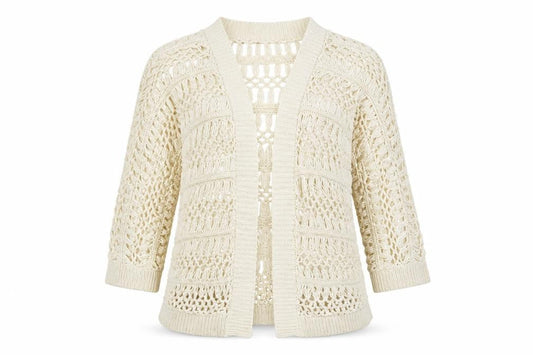 Matalan Womens White   Cardigan Jumper Size M