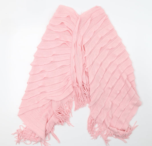 melissa Womens Pink  Knit  Shawl/Wrap