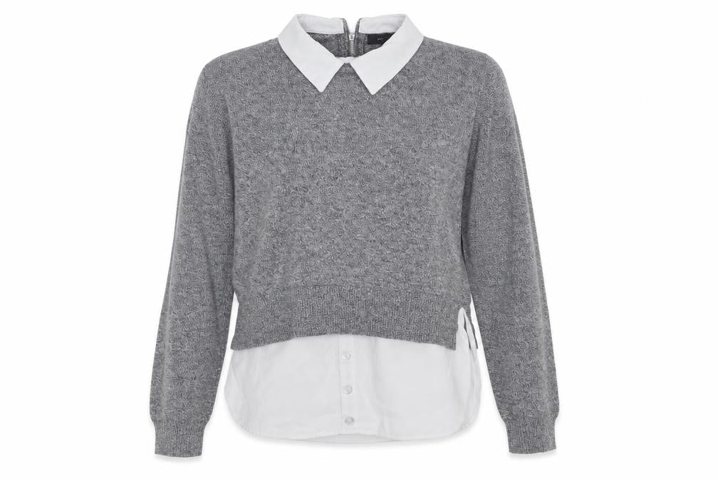 Primark Womens Grey  Knit Pullover Jumper Size 10