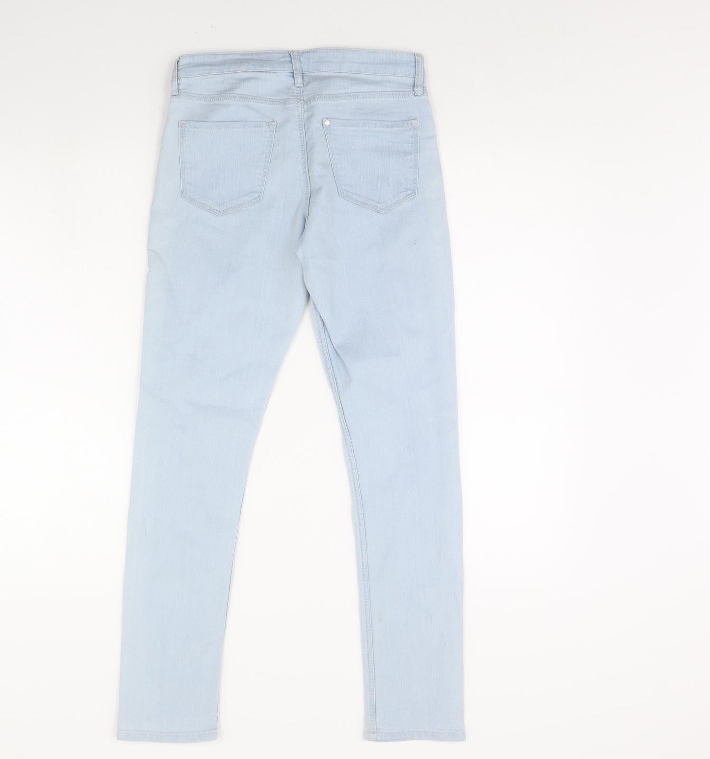 Preworn Girls Blue  Denim Skinny Jeans Size 12 Years