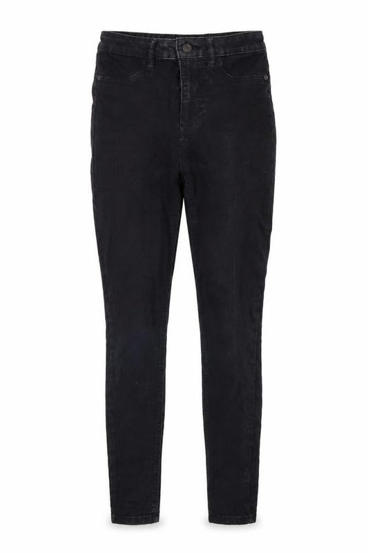 F&F Womens Black  Denim Skinny Jeans Size 8 L29 in