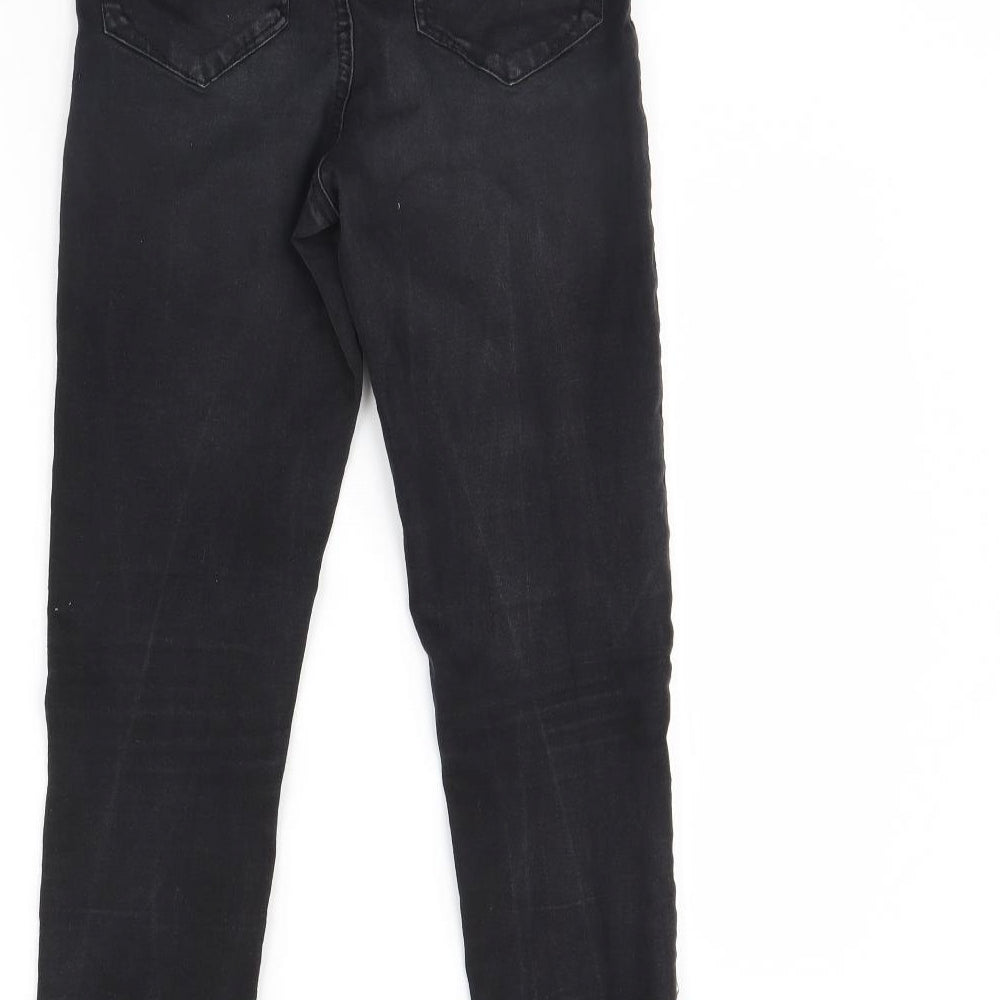 Denim & Co. Womens Black  Denim Skinny Jeans Size 12 L29 in