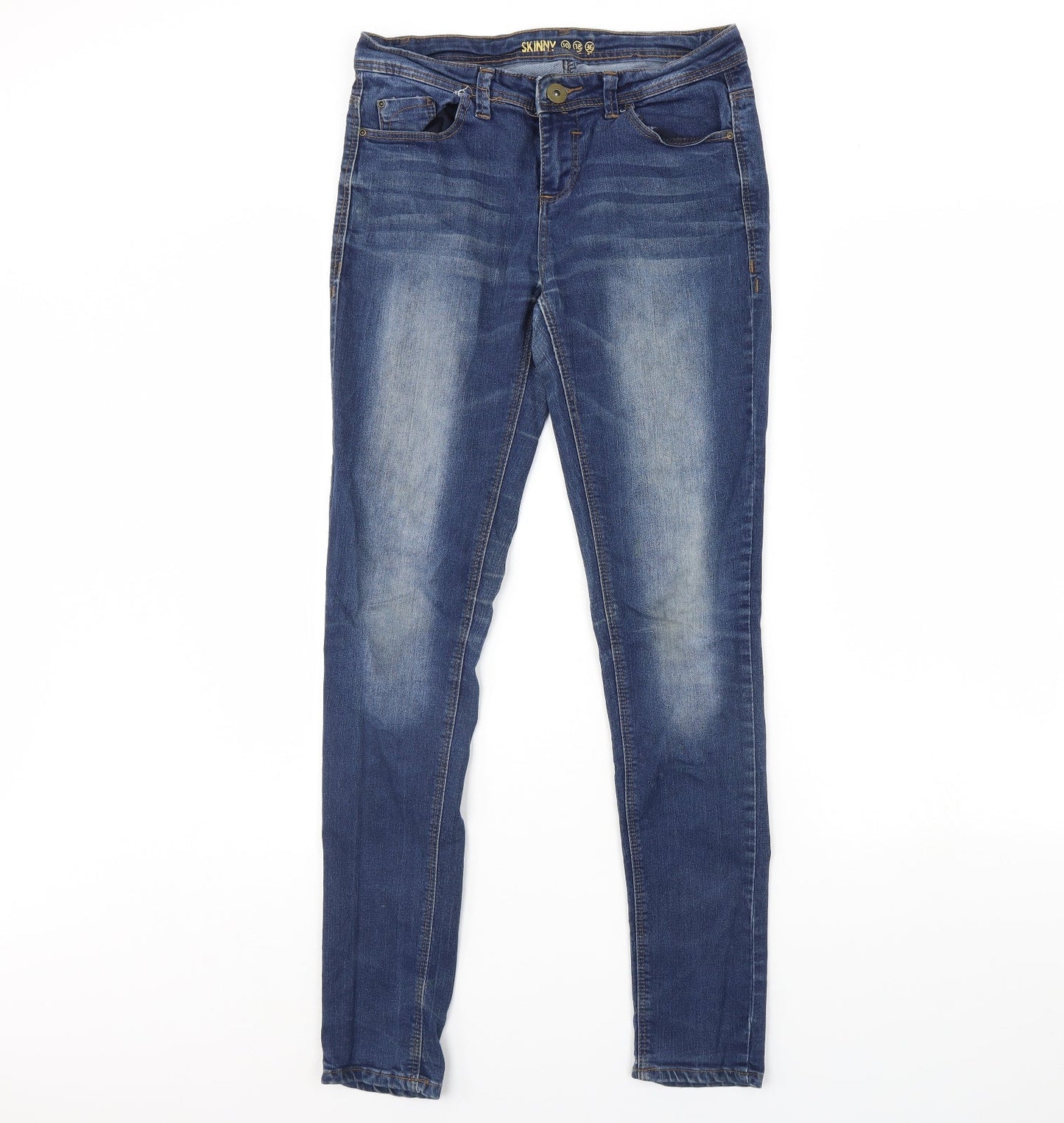 Skinny Womens Blue  Denim Skinny Jeans Size 10 L30 in
