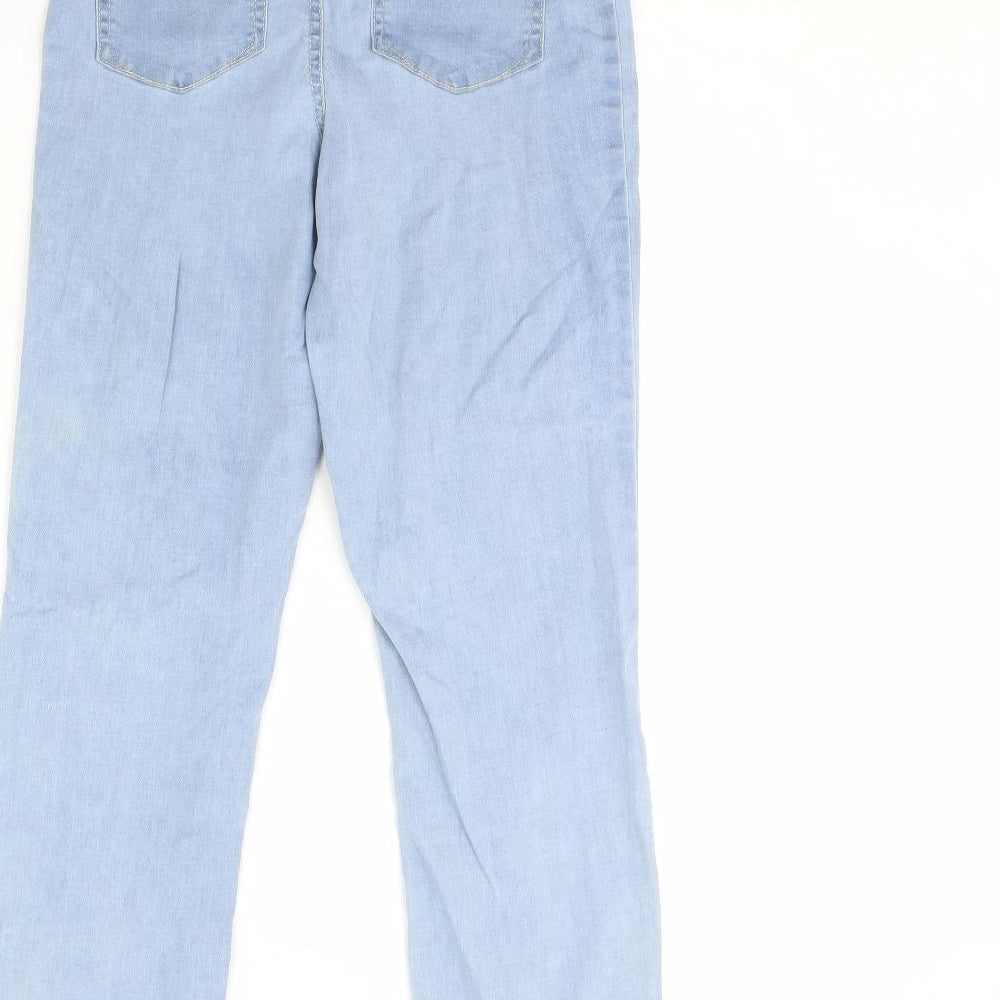 Denim & Co. Womens Blue  Denim Skinny Jeans Size 10 L29 in