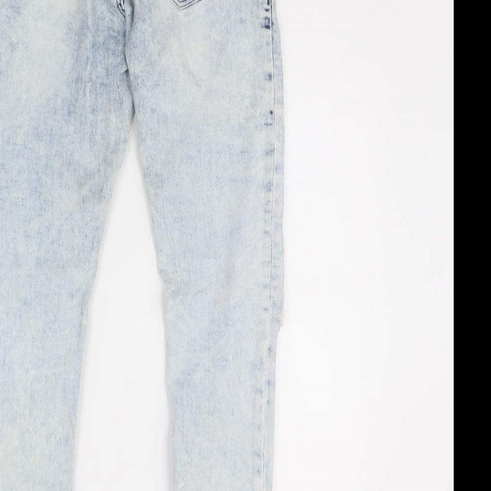 Denim & Co. Womens Blue  Denim Skinny Jeans Size 8 L30 in