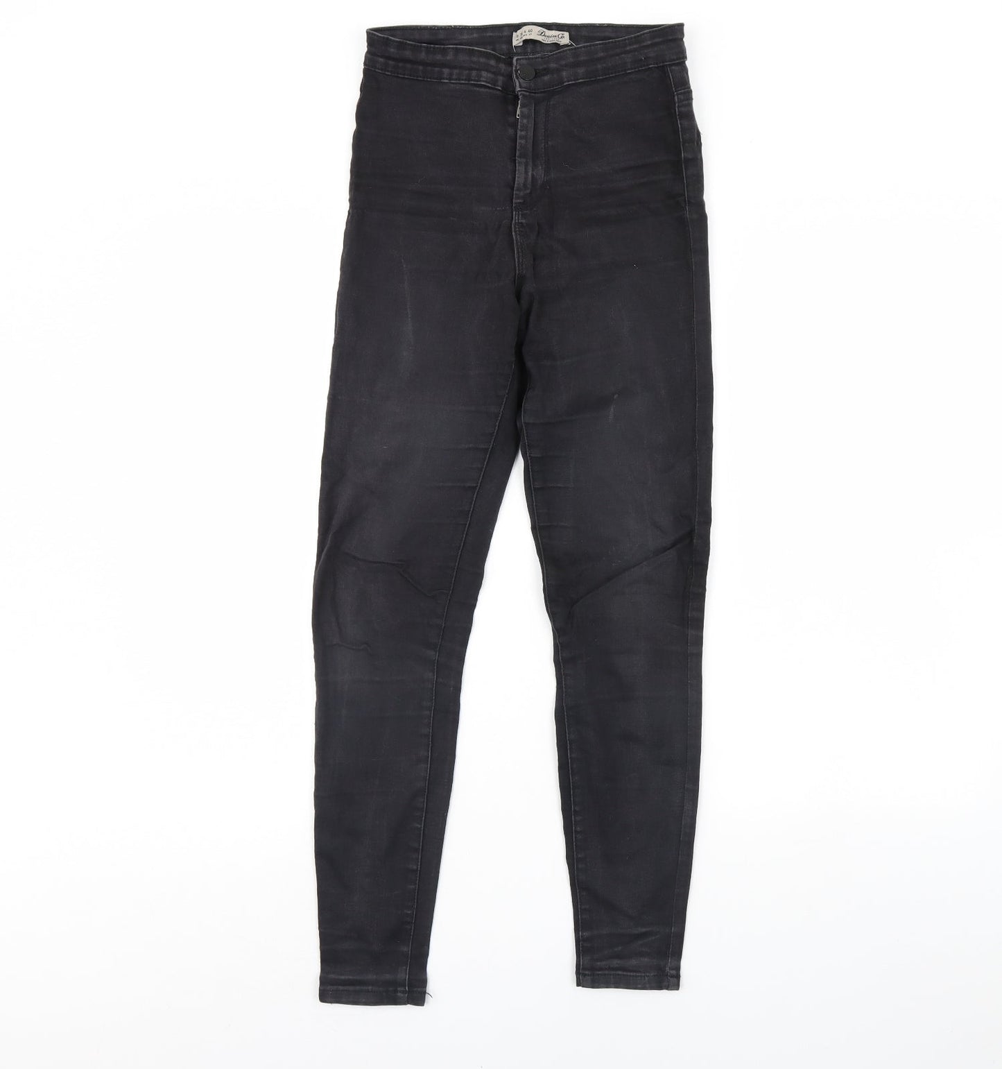 Denim & Co. Womens Black  Denim Skinny Jeans Size 8 L29 in