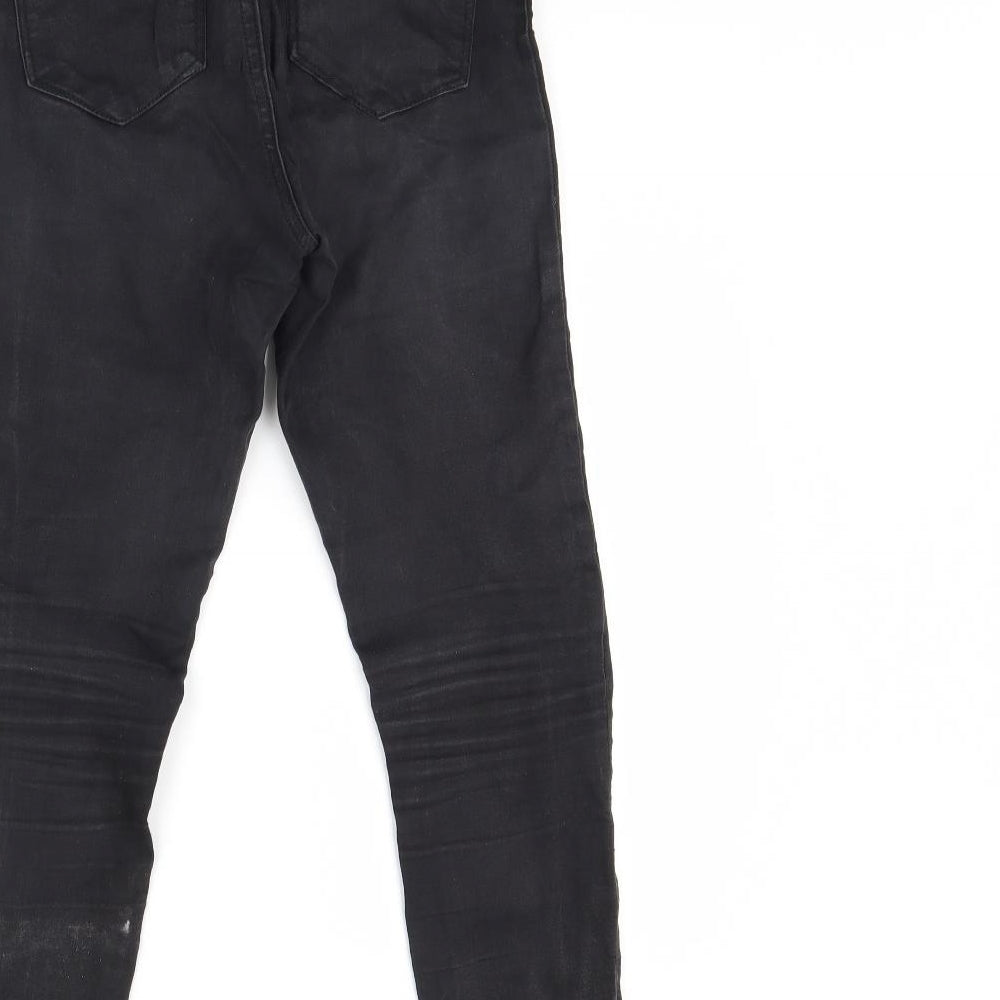 Denim & Co. Womens Black  Denim Skinny Jeans Size 8 L29 in